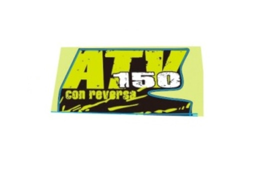 ATV 150 ETİKETİ ARKA SOL