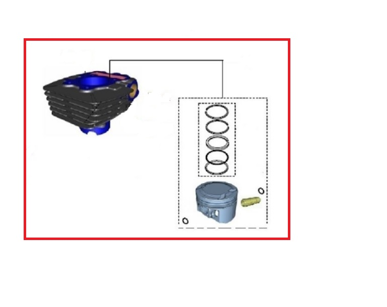 SİLİNDİR+PİSTON+SEGMAN TAKIMI