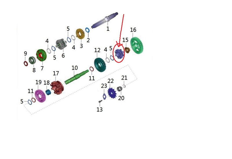 4.VİTES DİŞLİSİ