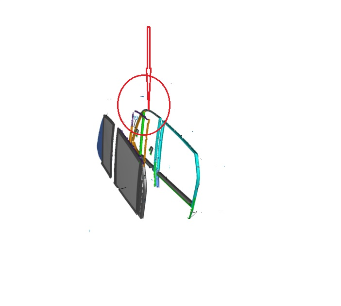 KAPI ÜST ÇERÇEVESİ ÖN SOL