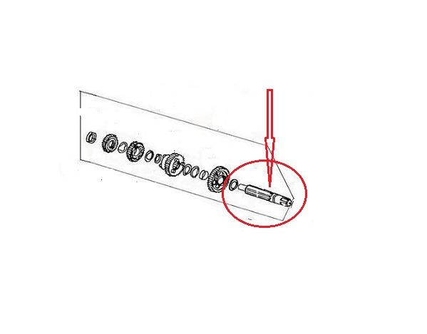 KAMALI MİL  (Çelik Jantlı Modele ait olan)